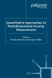 Quantitative Approaches to Multidimensional Poverty Measurement_cover