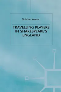 Travelling Players in Shakespeare's England_cover