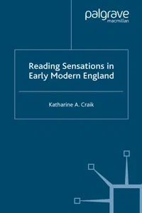 Reading Sensations in Early Modern England_cover