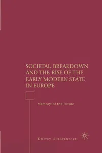 Societal Breakdown and the Rise of the Early Modern State in Europe_cover