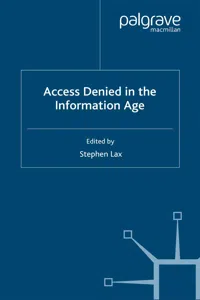 Access Denied in the Information Age_cover