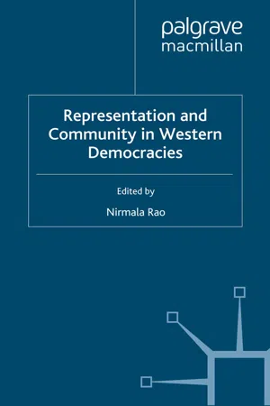 Representation and Community in Western Democracies