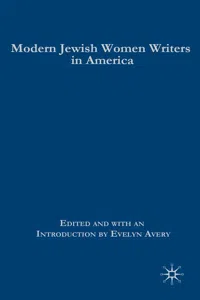 Modern Jewish Women Writers in America_cover