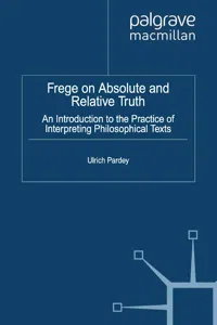 Frege on Absolute and Relative Truth_cover