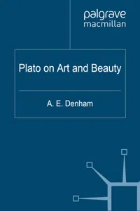 Plato on Art and Beauty_cover