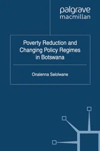 Poverty Reduction and Changing Policy Regimes in Botswana_cover