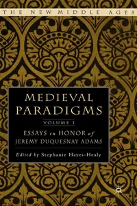 Medieval Paradigms: Volume I_cover