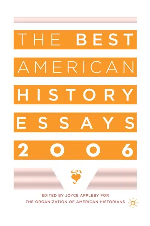 The Best American History Essays 2006