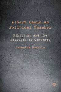 Albert Camus as Political Thinker_cover