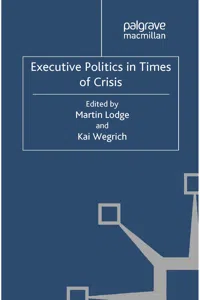 Executive Politics in Times of Crisis_cover