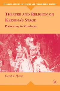 Theatre and Religion on Krishna's Stage_cover