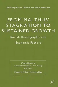 From Malthus' Stagnation to Sustained Growth_cover