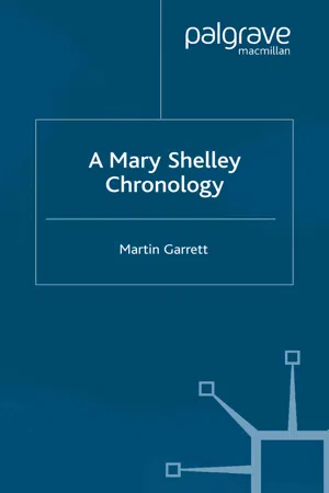 A Mary Shelley Chronology