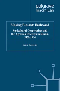 Making Peasants Backward_cover