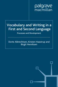 Vocabulary and Writing in a First and Second Language_cover