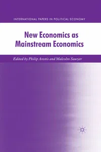 New Economics as Mainstream Economics_cover