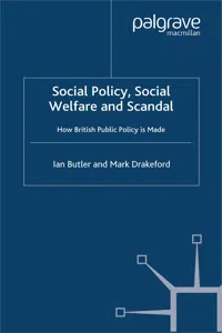 Social Policy, Social Welfare and Scandal_cover