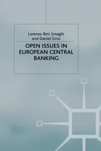 Open Issues in European Central Banking_cover