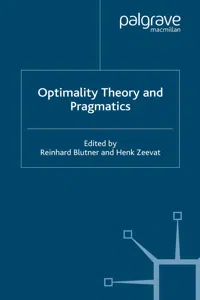 Optimality Theory and Pragmatics_cover