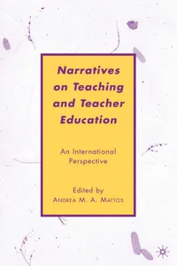 Narratives on Teaching and Teacher Education_cover