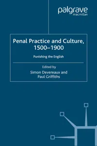 Penal Practice and Culture, 1500–1900_cover