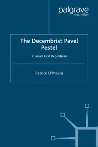 The Decembrist Pavel Pestel_cover