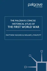 The Palgrave Concise Historical Atlas of the First World War_cover