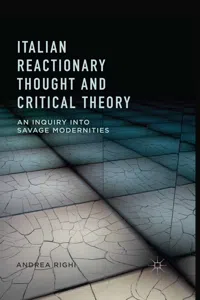 Italian Reactionary Thought and Critical Theory_cover