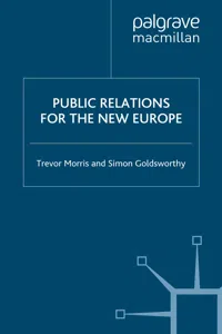 Public Relations for the New Europe_cover