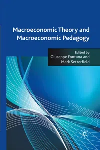 Macroeconomic Theory and Macroeconomic Pedagogy_cover