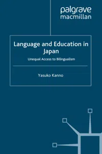 Language and Education in Japan_cover