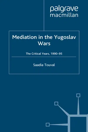 Mediation in the Yugoslav Wars