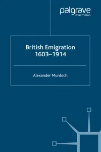 British Emigration, 1603-1914_cover