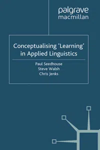 Conceptualising 'Learning' in Applied Linguistics_cover