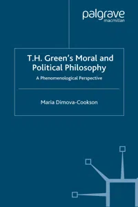 T.H. Green's Moral and Political Philosophy_cover