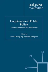 Happiness and Public Policy_cover