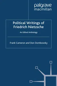 Political Writings of Friedrich Nietzsche_cover
