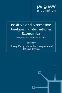Positive and Normative Analysis in International Economics_cover