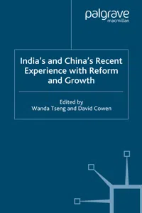 India's and China's Recent Experience with Reform and Growth_cover