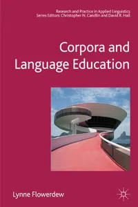 Corpora and Language Education_cover