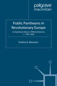 Public Pantheons in Revolutionary Europe_cover