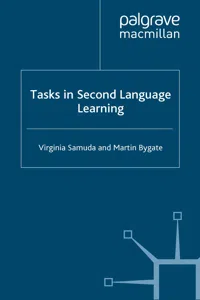 Tasks in Second Language Learning_cover