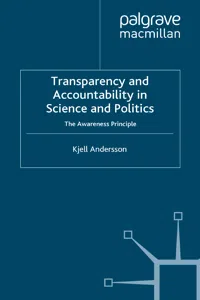 Transparency and Accountability in Science and Politics_cover