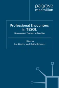 Professional Encounters in TESOL_cover