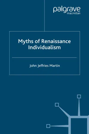 Myths of Renaissance Individualism