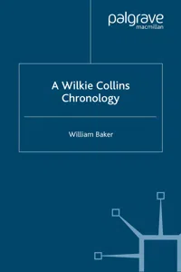 A Wilkie Collins Chronology_cover