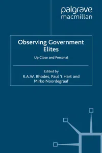 Observing Government Elites_cover