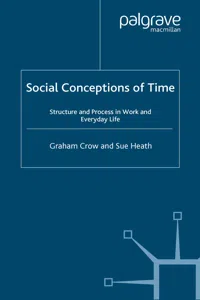 Social Conceptions of Time_cover