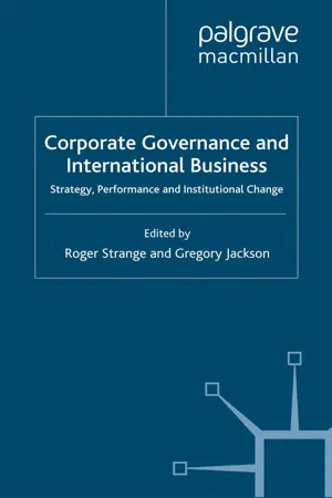 Corporate Governance and International Business