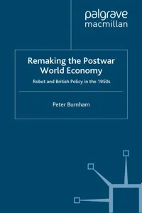 Remaking the Postwar World Economy_cover